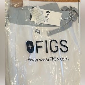 NWT FIGS Zamora 2.0 jogger scrub pants XS in white